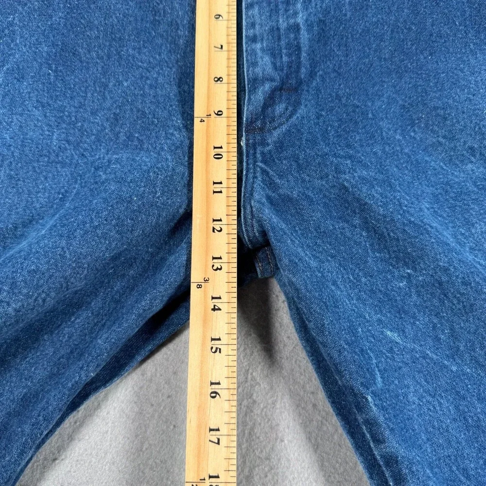 Vintage Wrangler Jeans Mens 36x30 Blue Medium Wash Straight Leg‎ USA Denim 13MWZ